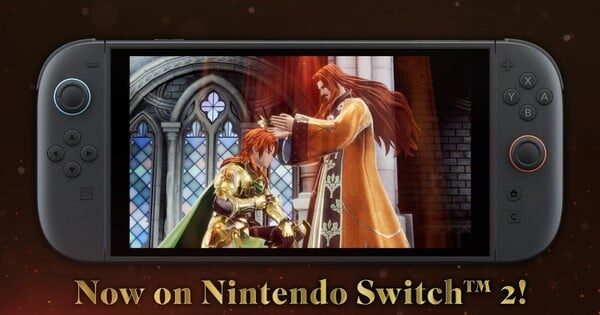 "Romancing SaGa 2: Reforged Dawns on Nintendo Switch"  
(A fusion of enhanced gameplay ("Reforged") and a fresh beginning ("Dawn"), while hinting at its Switch debut.)  
Would you like a different tone or theme?