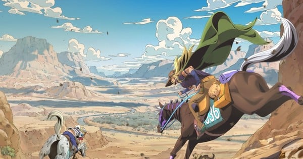 Here are a few one-line alternate title suggestions for "Steel Ball Run" anime streaming on Netflix worldwide:

"Race to Redemption"
"Steel & Hope: The Eternal Race"
"The Great Rollers Odyssey"
"Chaos Chase: Steel Ball Run"
"The Infinite Steeplechase"

Each title aims to capture the spirit of the original while hinting at the unique aspects of the story.