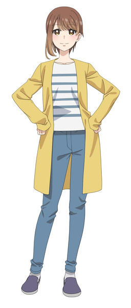 A Mangaka's Weirdly Wonderful Workplace anime's character visual Yuzuki Hazama